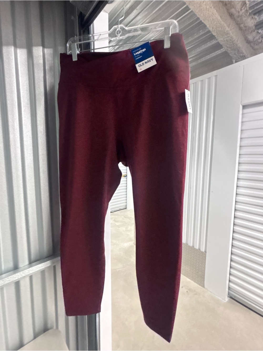 Old Navy Women's Maroon Stretch Leggings